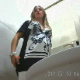 In what appears to be a genuine voyeur video, a hidden camera in a public restroom records an attractive, young, pregnant woman taking a hard, chunky shit, and then wiping herself. Audio slightly out of sync.